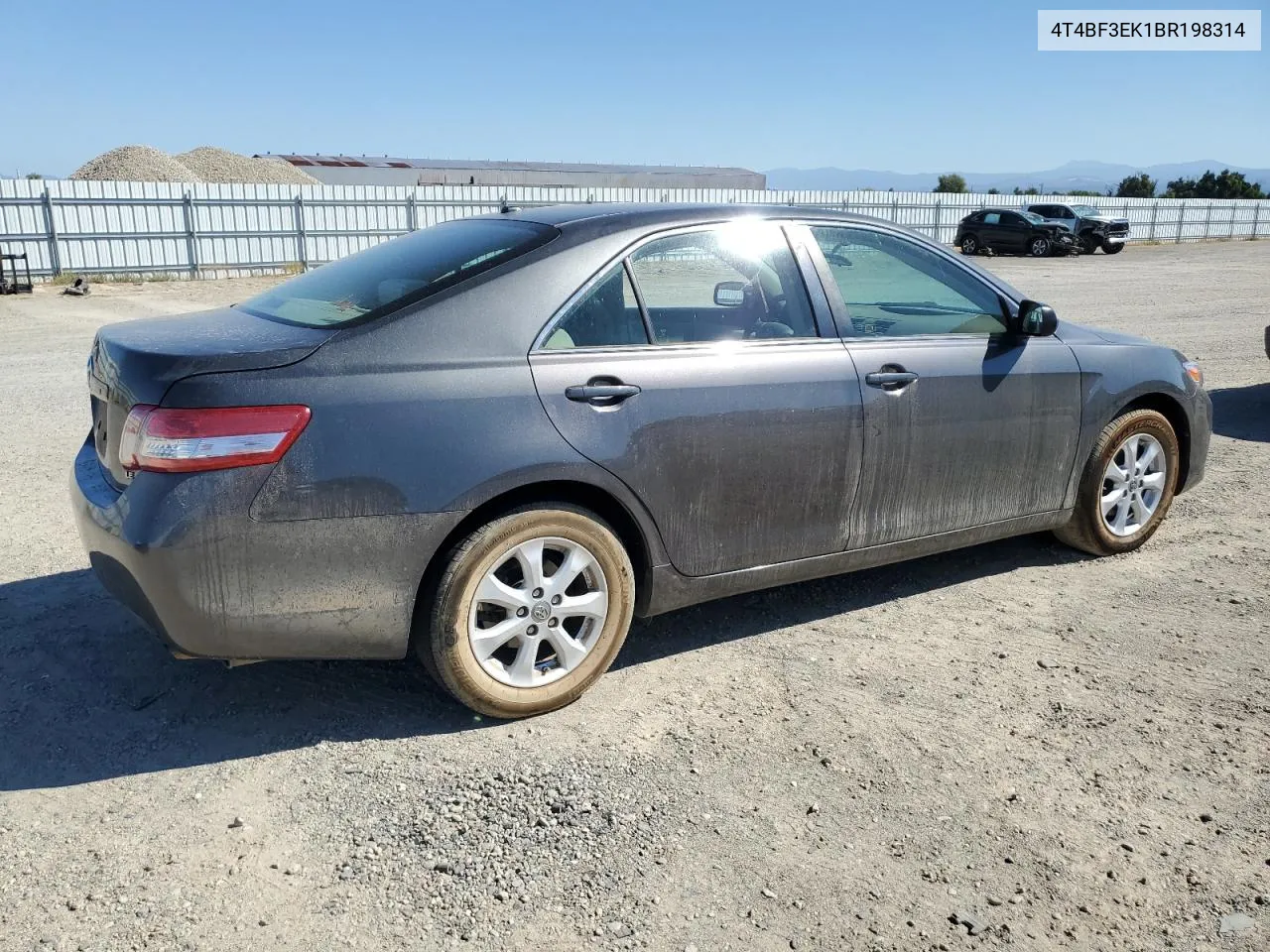 2011 Toyota Camry Base VIN: 4T4BF3EK1BR198314 Lot: 68568644