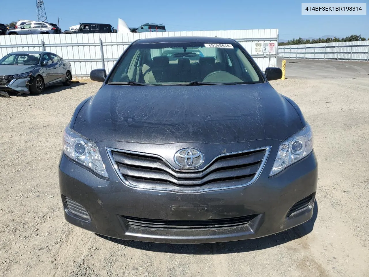 2011 Toyota Camry Base VIN: 4T4BF3EK1BR198314 Lot: 68568644