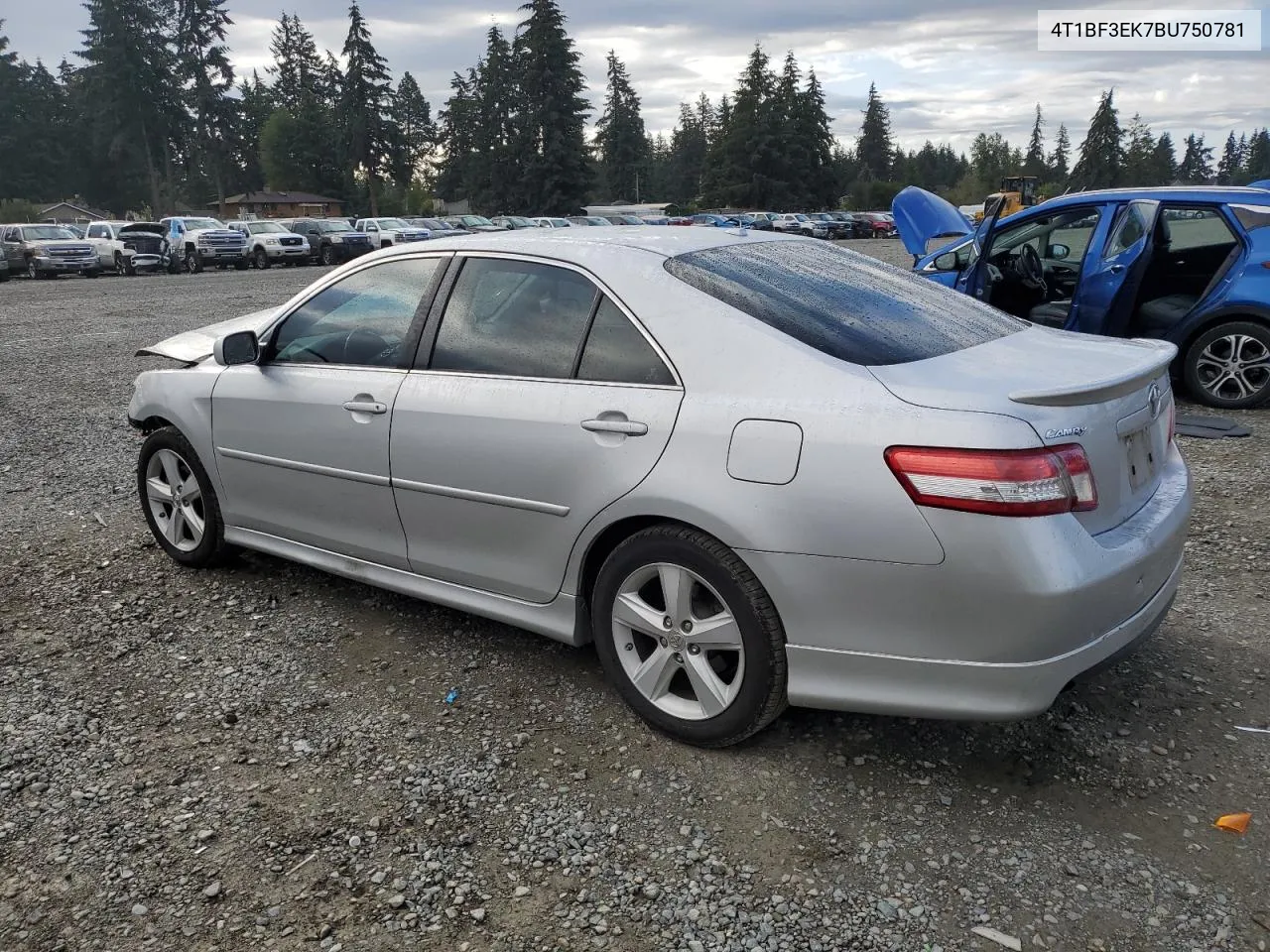 2011 Toyota Camry Base VIN: 4T1BF3EK7BU750781 Lot: 69280264