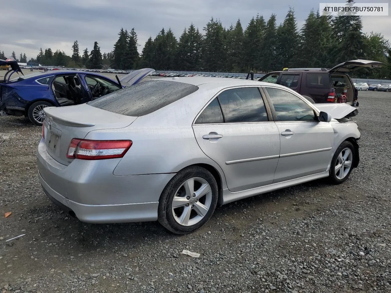 2011 Toyota Camry Base VIN: 4T1BF3EK7BU750781 Lot: 69280264