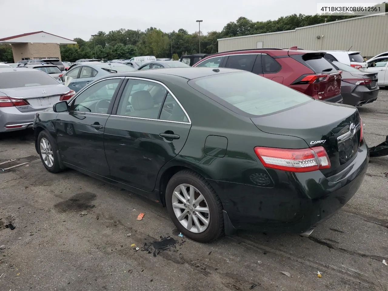 2011 Toyota Camry Se VIN: 4T1BK3EK0BU612561 Lot: 70280494