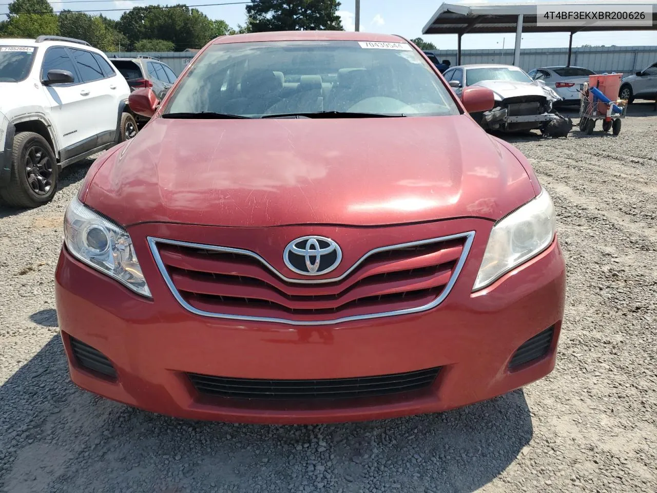 2011 Toyota Camry Base VIN: 4T4BF3EKXBR200626 Lot: 70439544