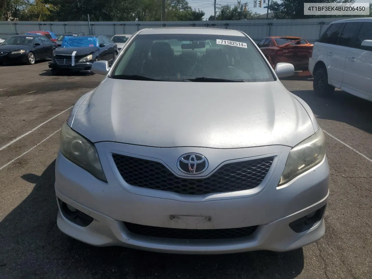 2011 Toyota Camry Base VIN: 4T1BF3EK4BU206450 Lot: 71182514