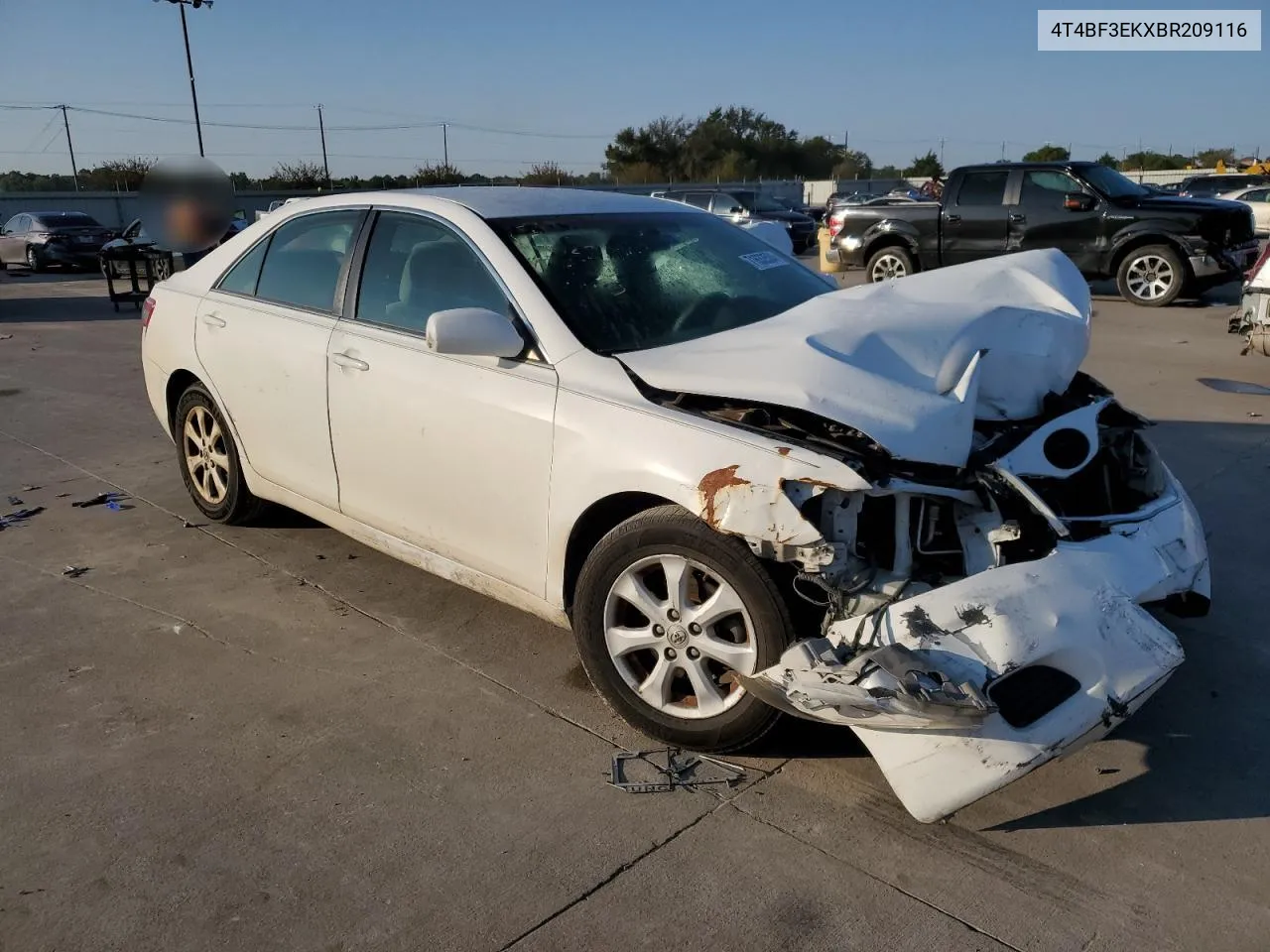 2011 Toyota Camry Base VIN: 4T4BF3EKXBR209116 Lot: 71633504