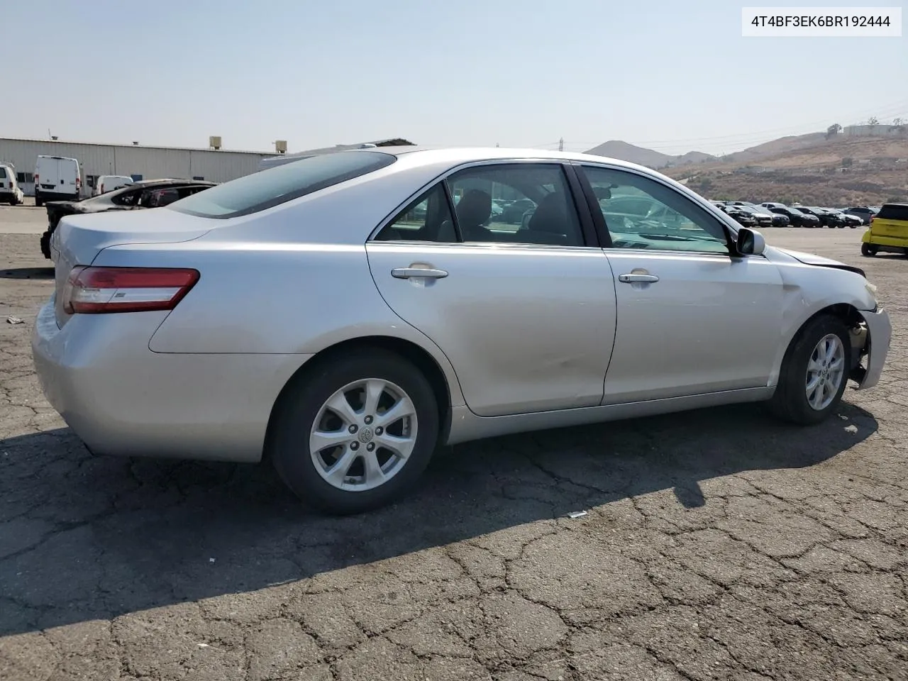 2011 Toyota Camry Base VIN: 4T4BF3EK6BR192444 Lot: 71661264