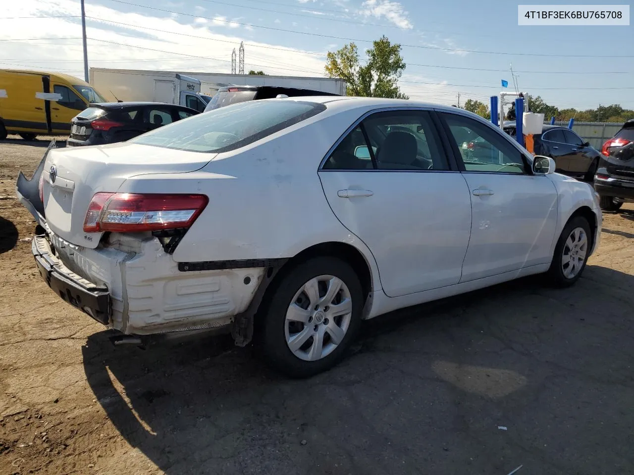 2011 Toyota Camry Base VIN: 4T1BF3EK6BU765708 Lot: 71670244