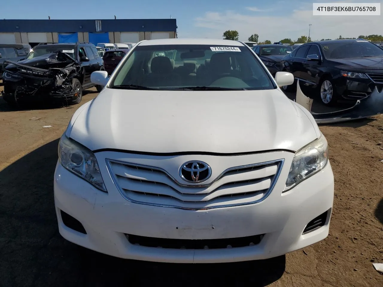 2011 Toyota Camry Base VIN: 4T1BF3EK6BU765708 Lot: 71670244