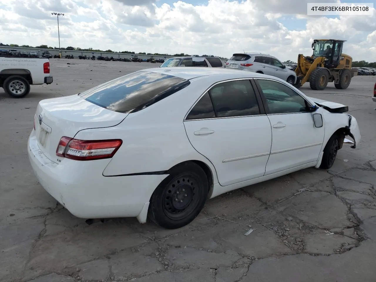 4T4BF3EK6BR105108 2011 Toyota Camry Base