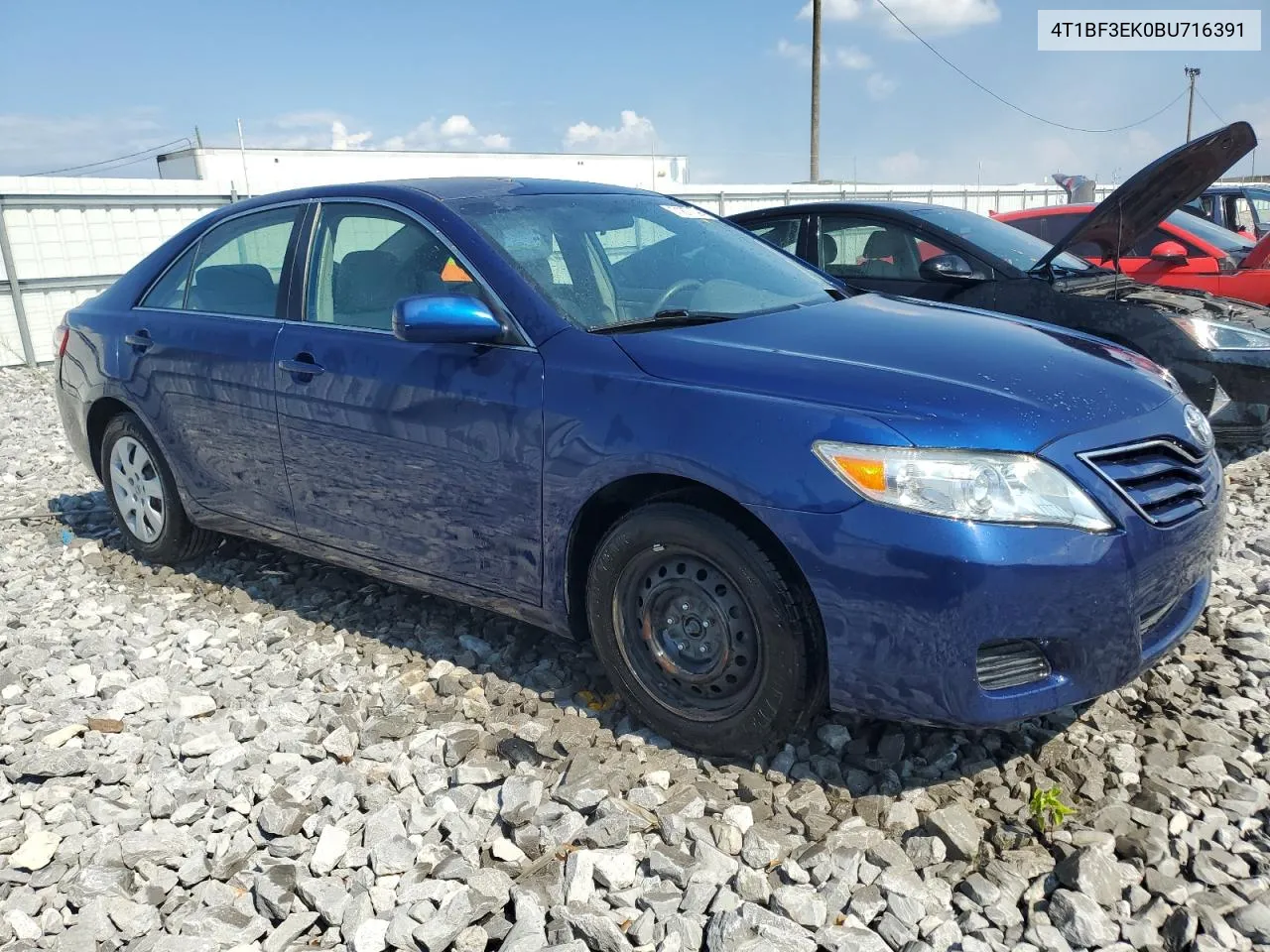 2011 Toyota Camry Base VIN: 4T1BF3EK0BU716391 Lot: 71877894