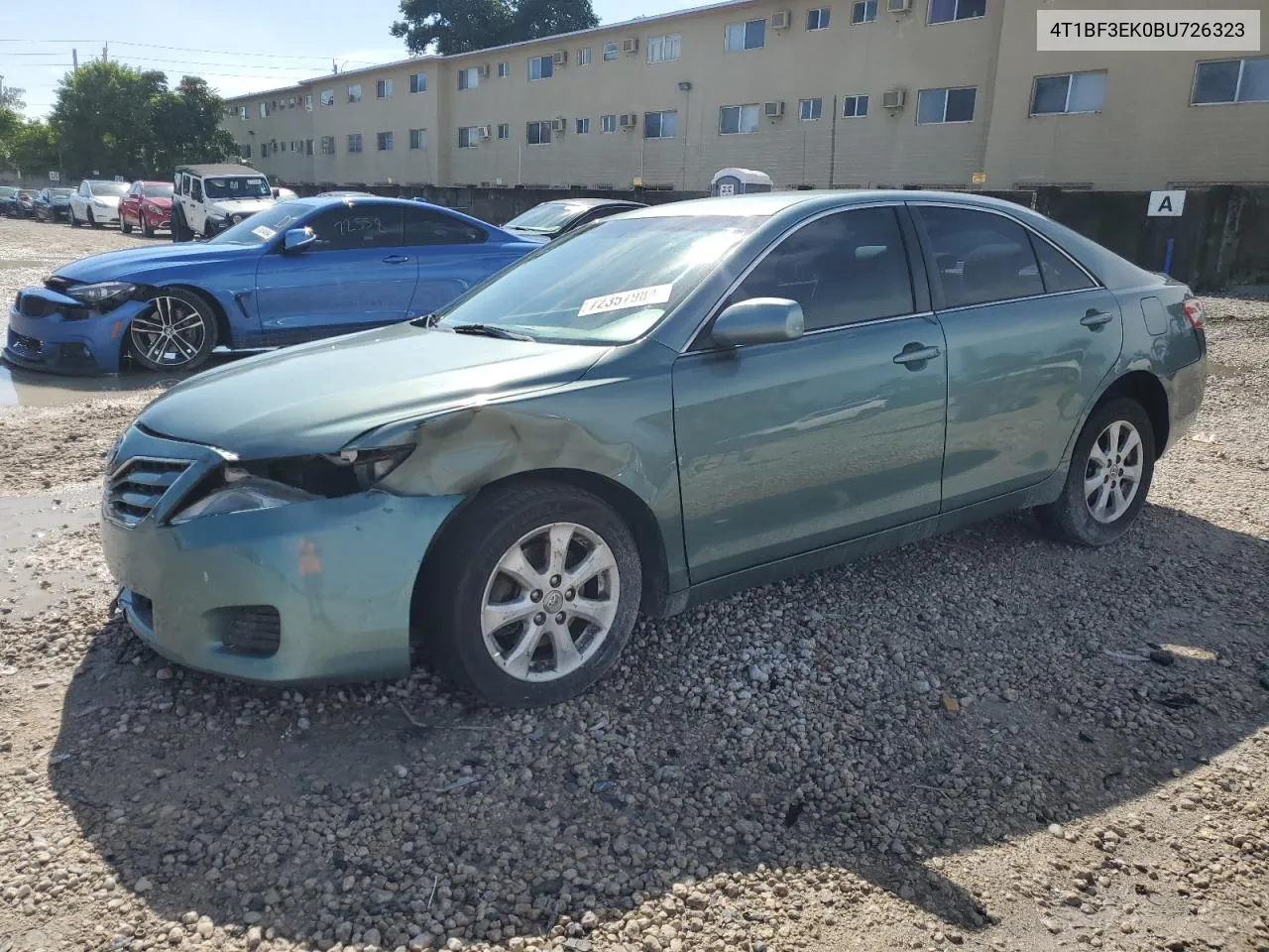 2011 Toyota Camry Base VIN: 4T1BF3EK0BU726323 Lot: 72357984