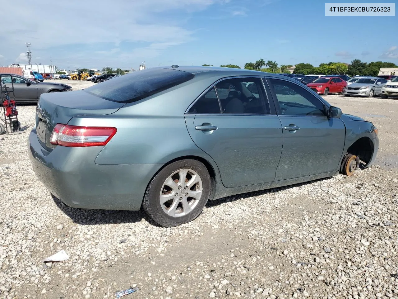 2011 Toyota Camry Base VIN: 4T1BF3EK0BU726323 Lot: 72357984