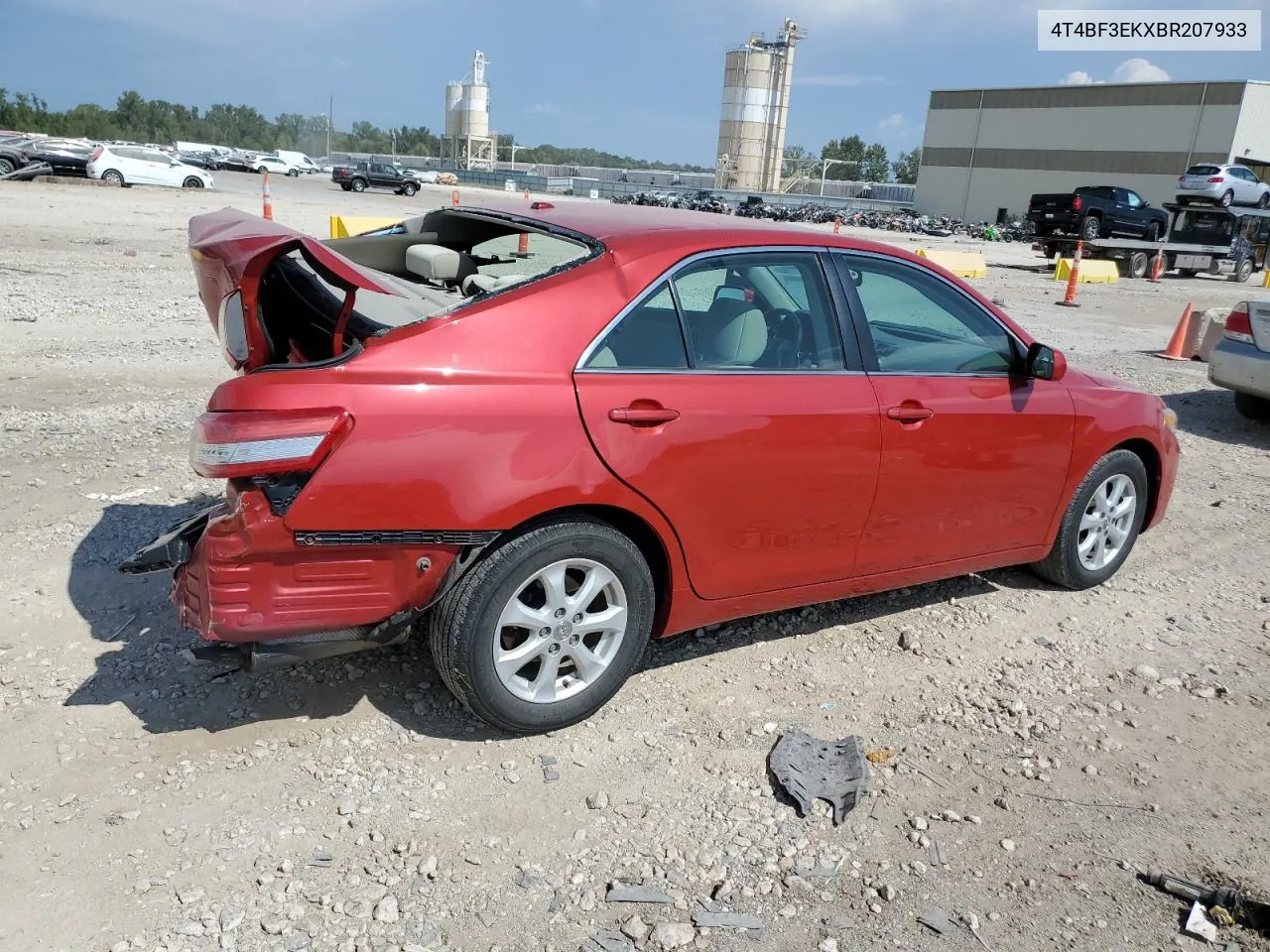 2011 Toyota Camry Base VIN: 4T4BF3EKXBR207933 Lot: 72410834