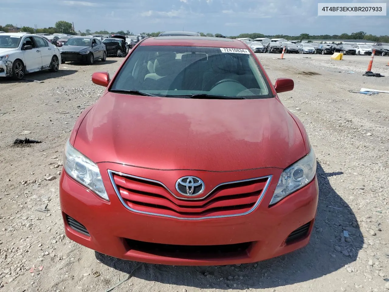 2011 Toyota Camry Base VIN: 4T4BF3EKXBR207933 Lot: 72410834