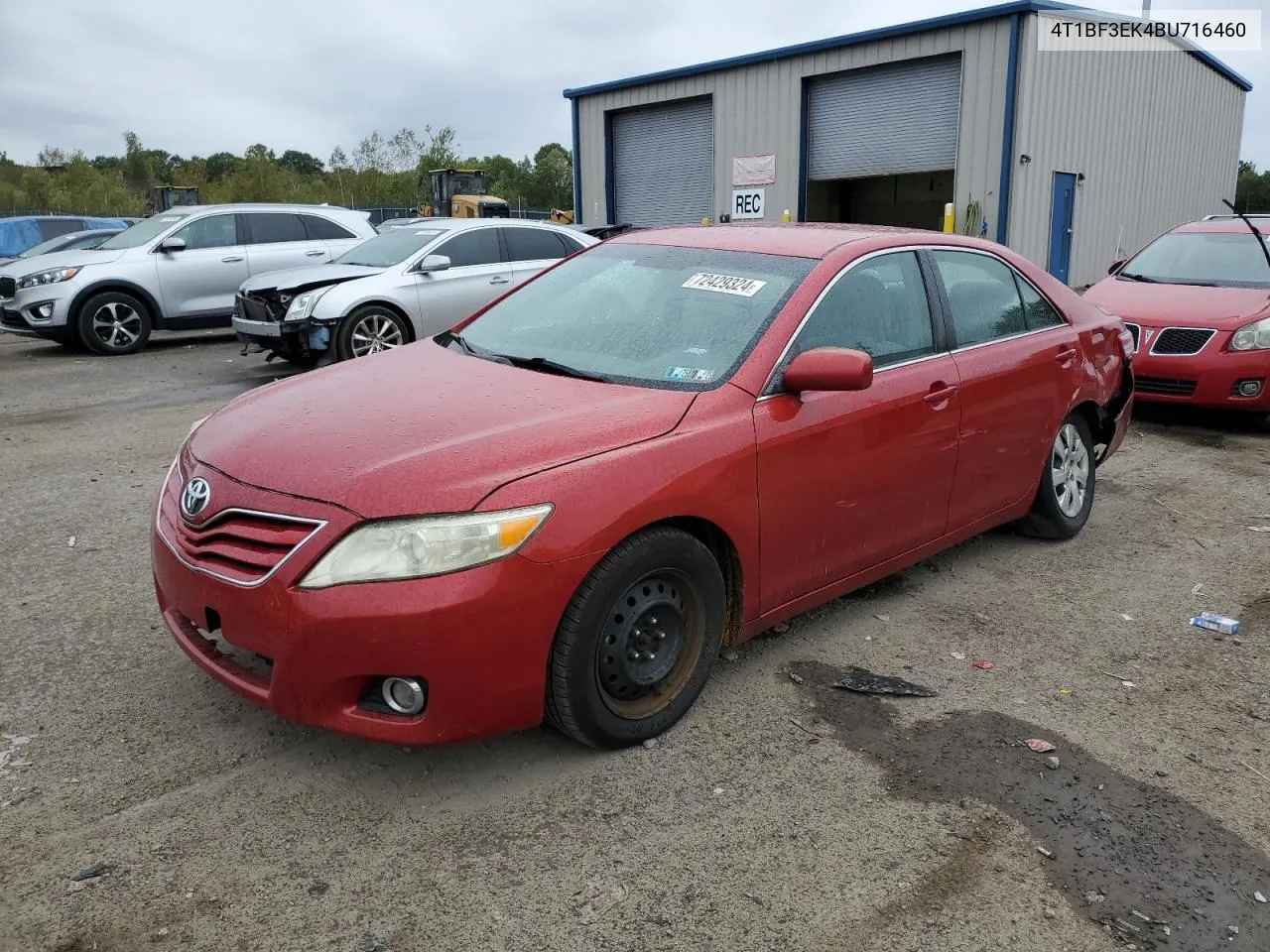 2011 Toyota Camry Base VIN: 4T1BF3EK4BU716460 Lot: 72429324