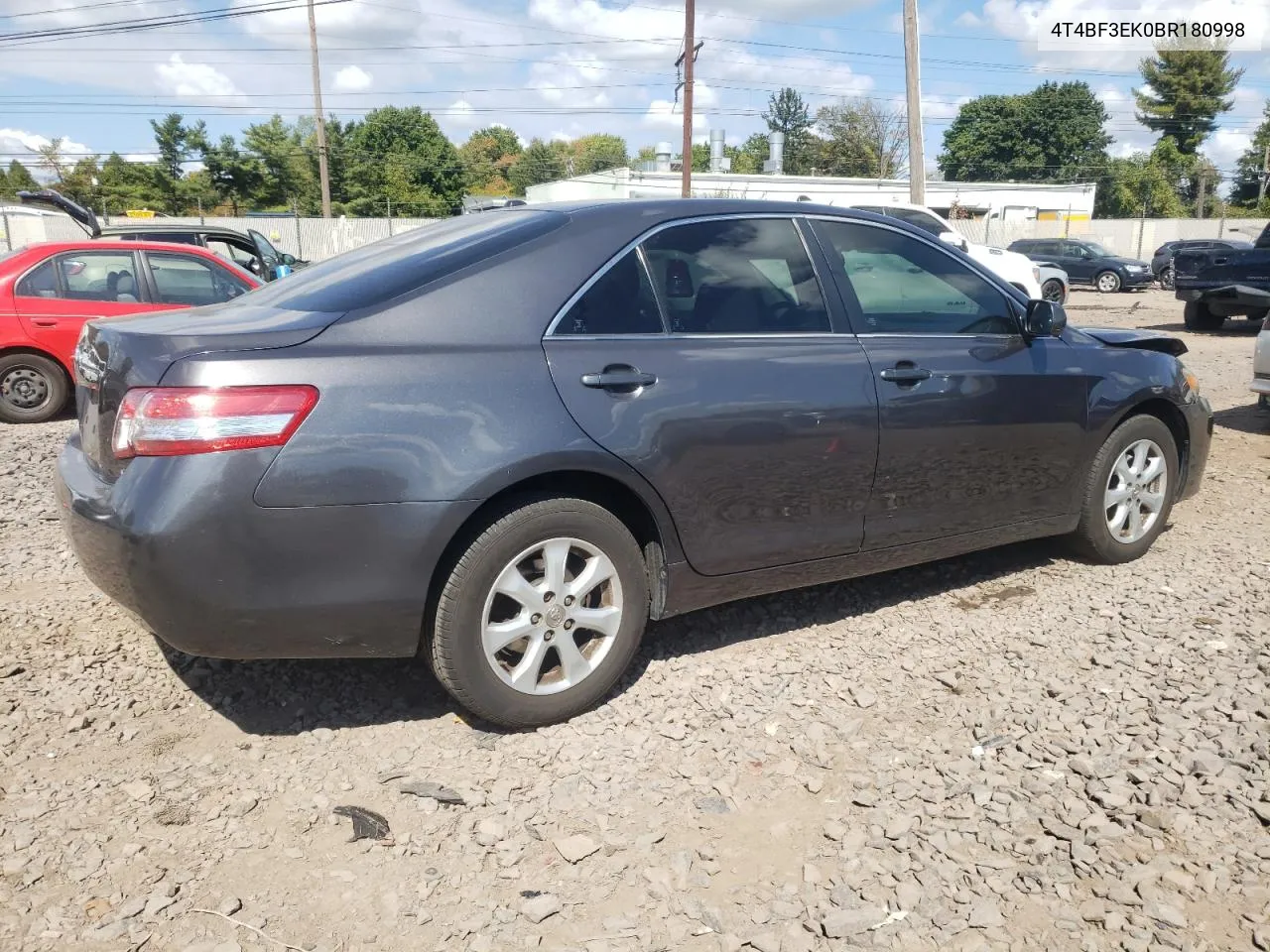 2011 Toyota Camry Base VIN: 4T4BF3EK0BR180998 Lot: 72464324