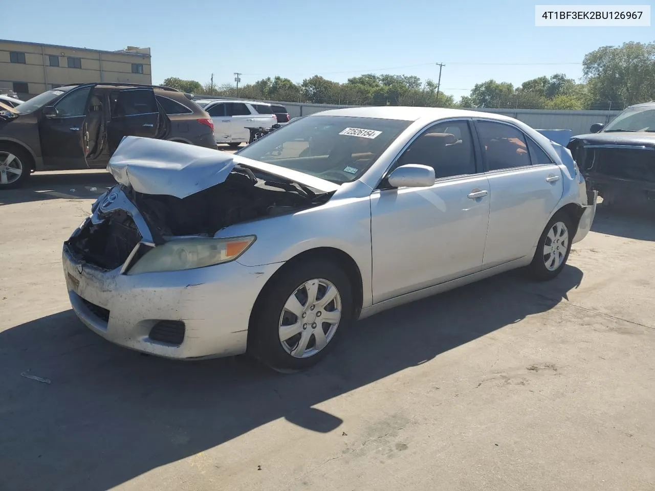 2011 Toyota Camry Base VIN: 4T1BF3EK2BU126967 Lot: 72526154