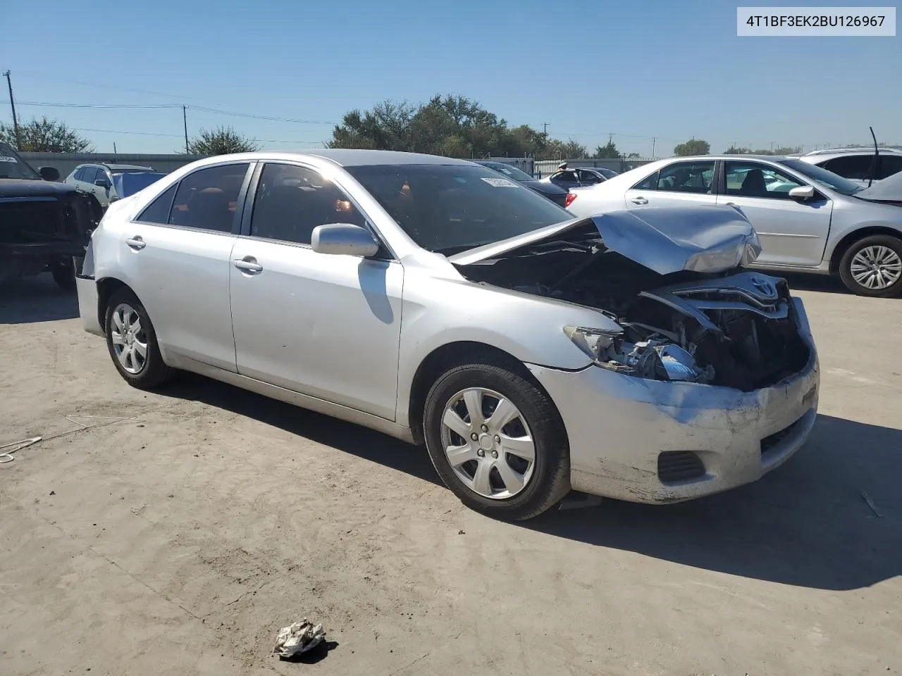 2011 Toyota Camry Base VIN: 4T1BF3EK2BU126967 Lot: 72526154