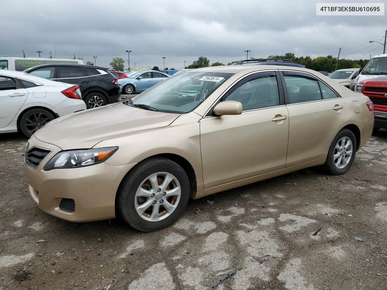 2011 Toyota Camry Base VIN: 4T1BF3EK5BU610695 Lot: 72603674