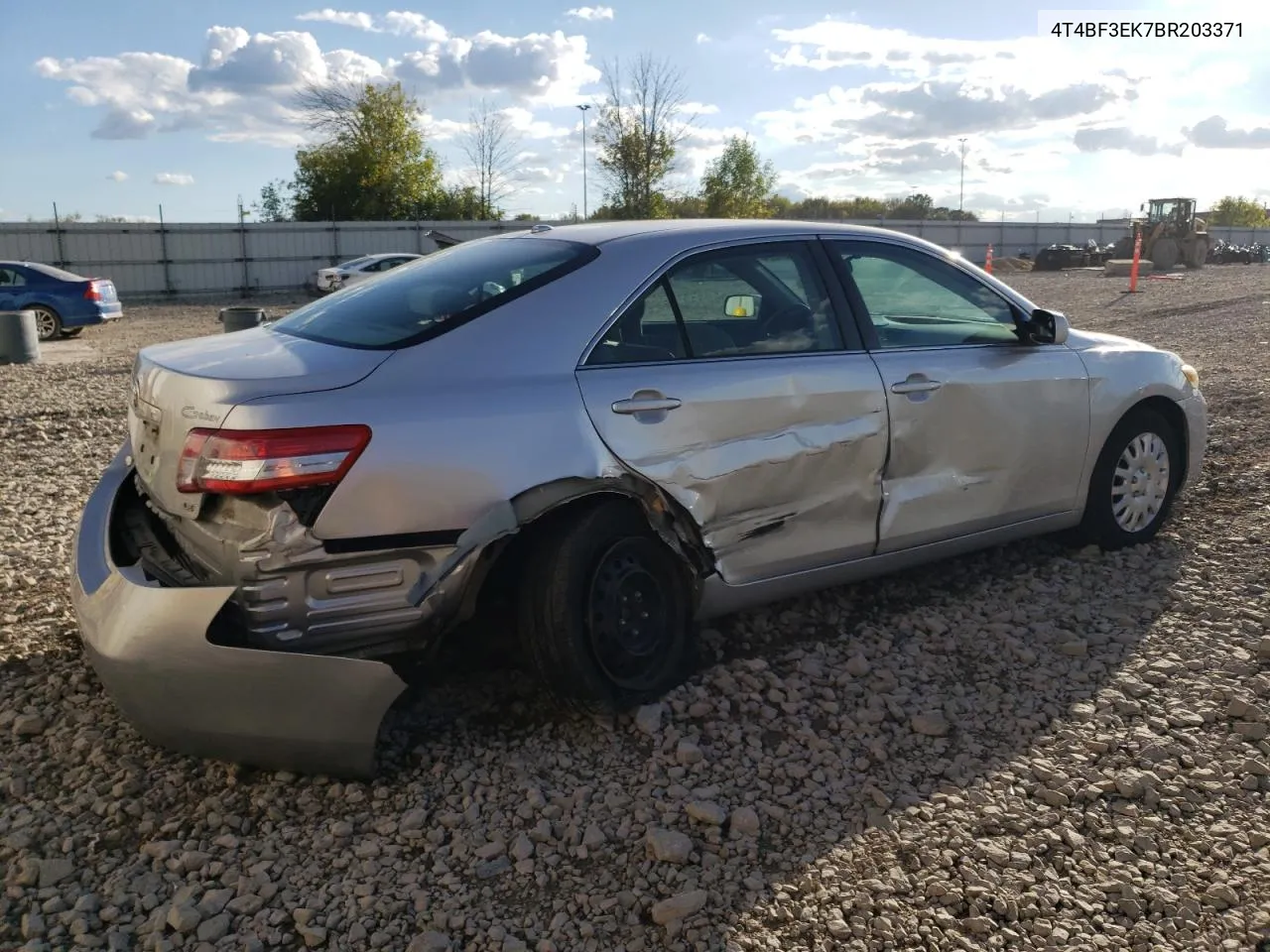 2011 Toyota Camry Base VIN: 4T4BF3EK7BR203371 Lot: 72697224