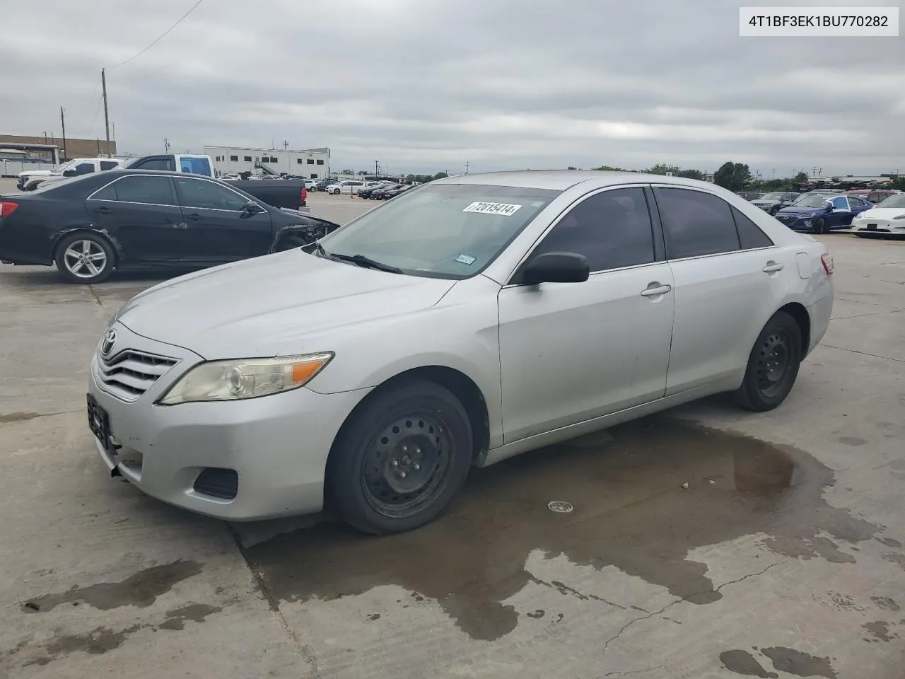 2011 Toyota Camry Base VIN: 4T1BF3EK1BU770282 Lot: 72815414