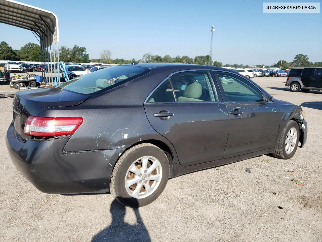 2011 Toyota Camry Base VIN: 4T4BF3EK9BR208345 Lot: 72956224