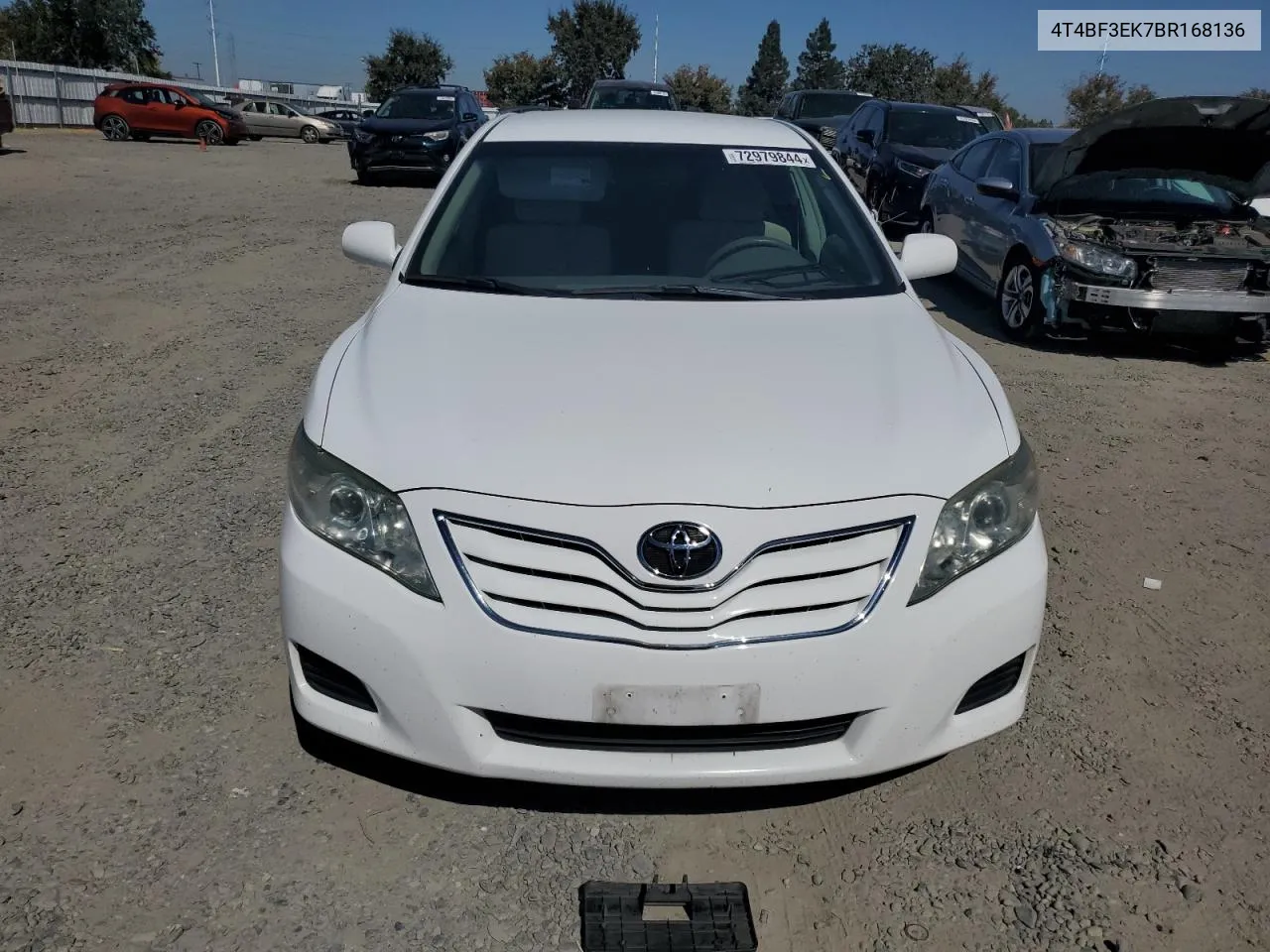 2011 Toyota Camry Base VIN: 4T4BF3EK7BR168136 Lot: 72979844