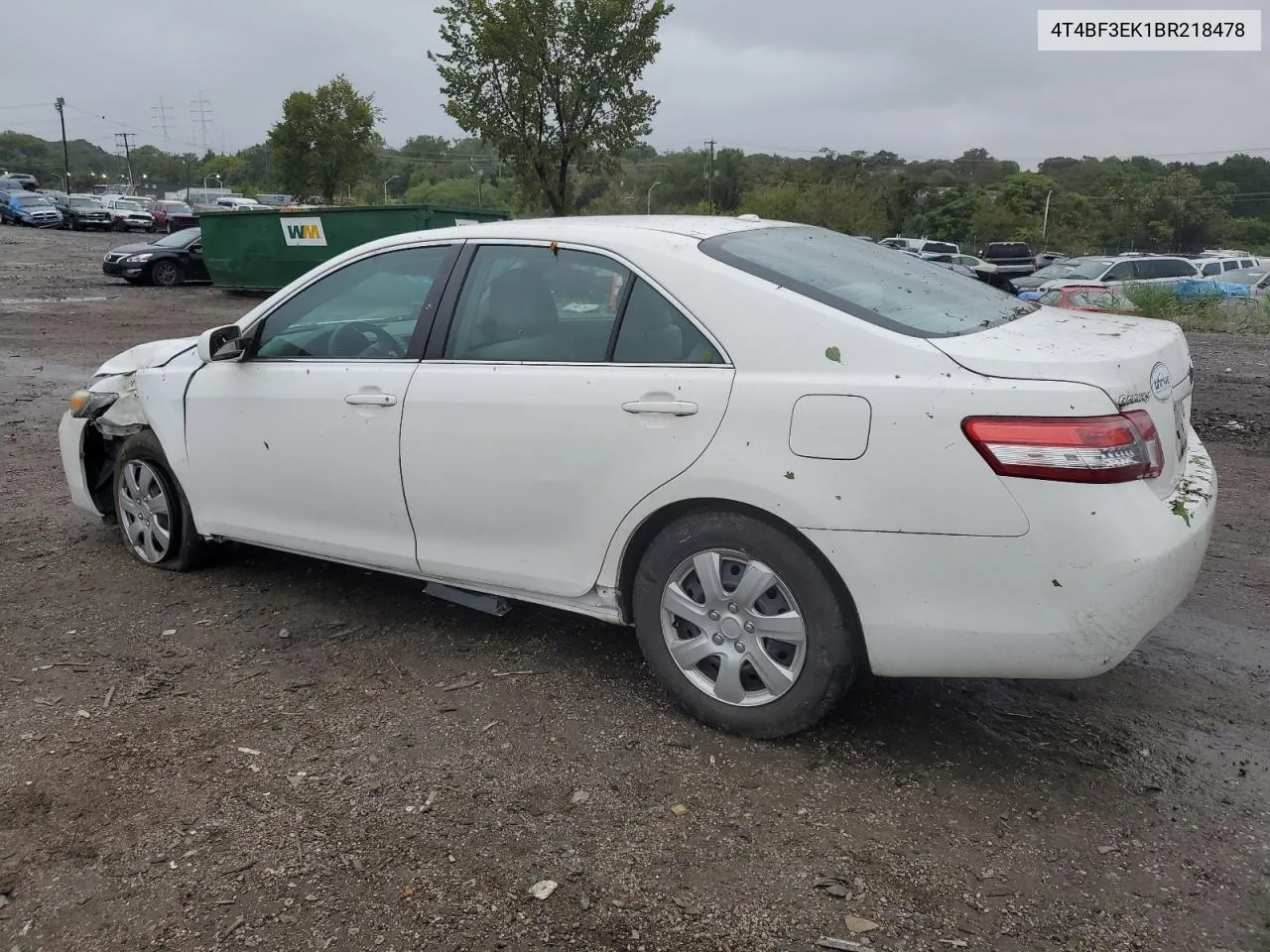 2011 Toyota Camry Base VIN: 4T4BF3EK1BR218478 Lot: 73053424