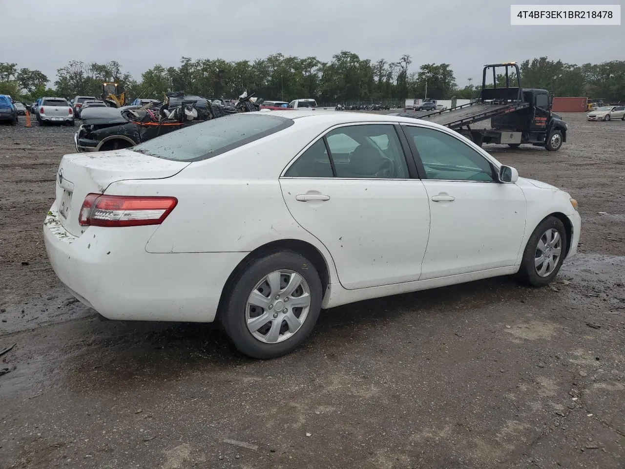 2011 Toyota Camry Base VIN: 4T4BF3EK1BR218478 Lot: 73053424