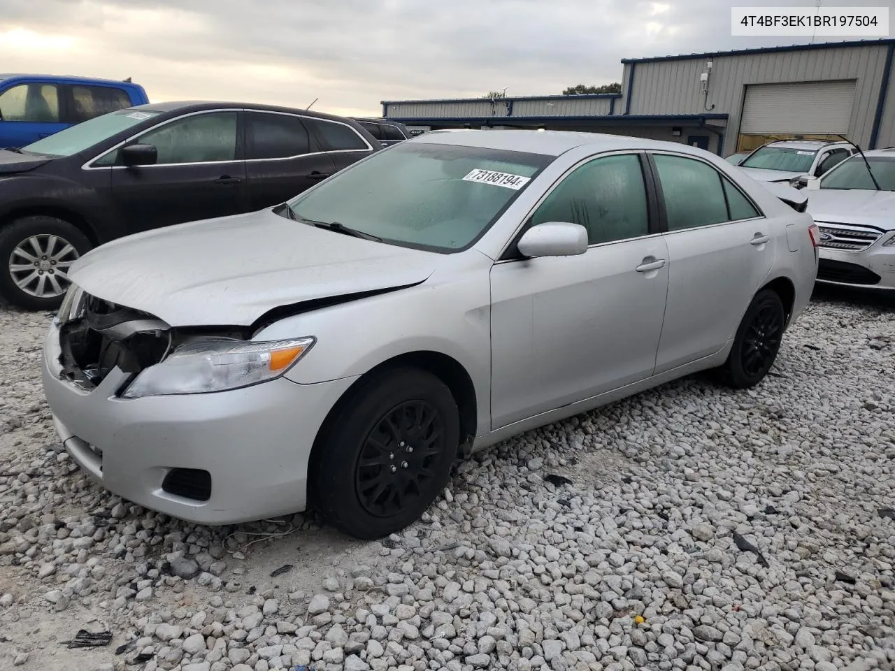 2011 Toyota Camry Base VIN: 4T4BF3EK1BR197504 Lot: 73188194