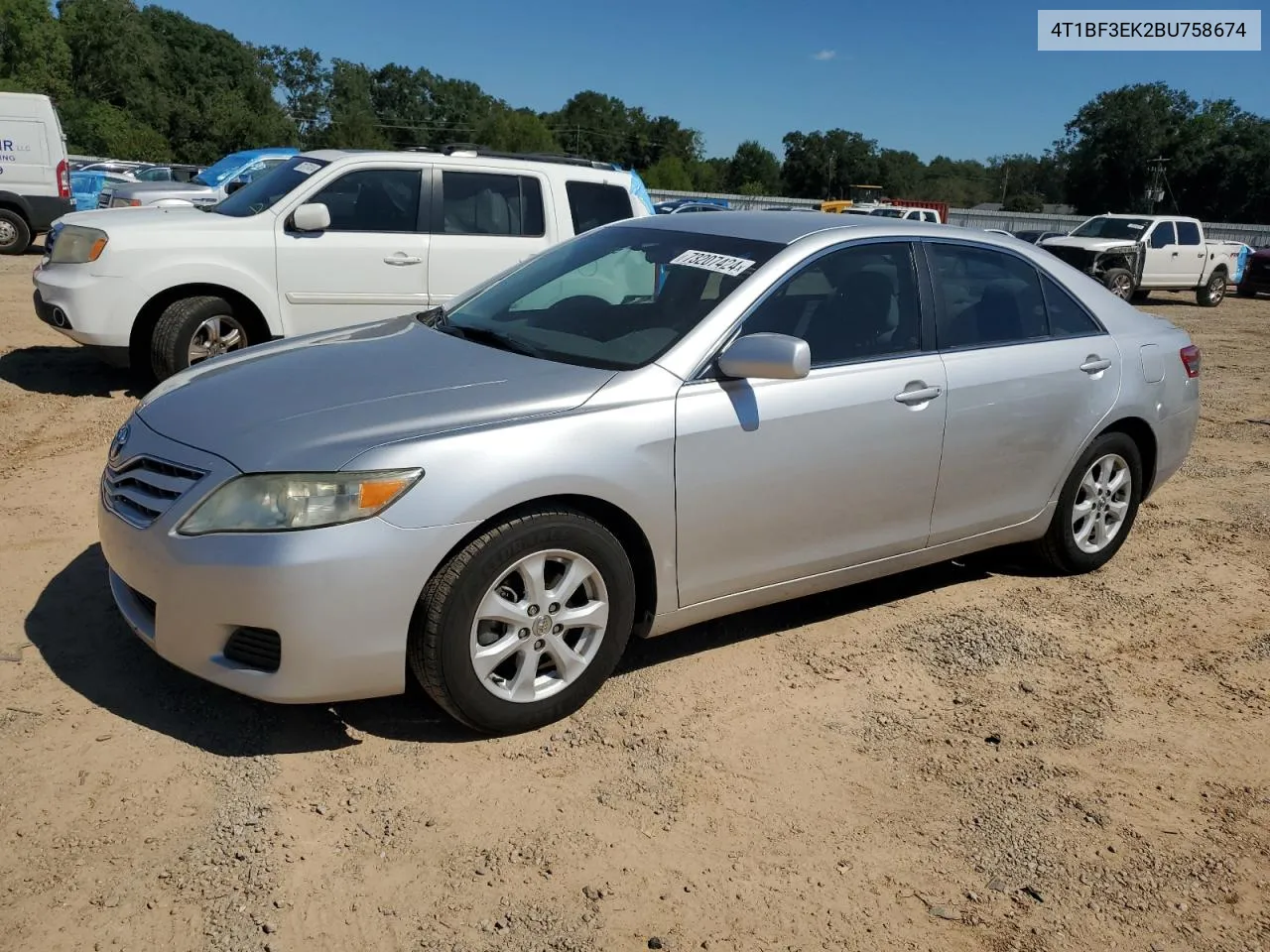 2011 Toyota Camry Base VIN: 4T1BF3EK2BU758674 Lot: 73207424