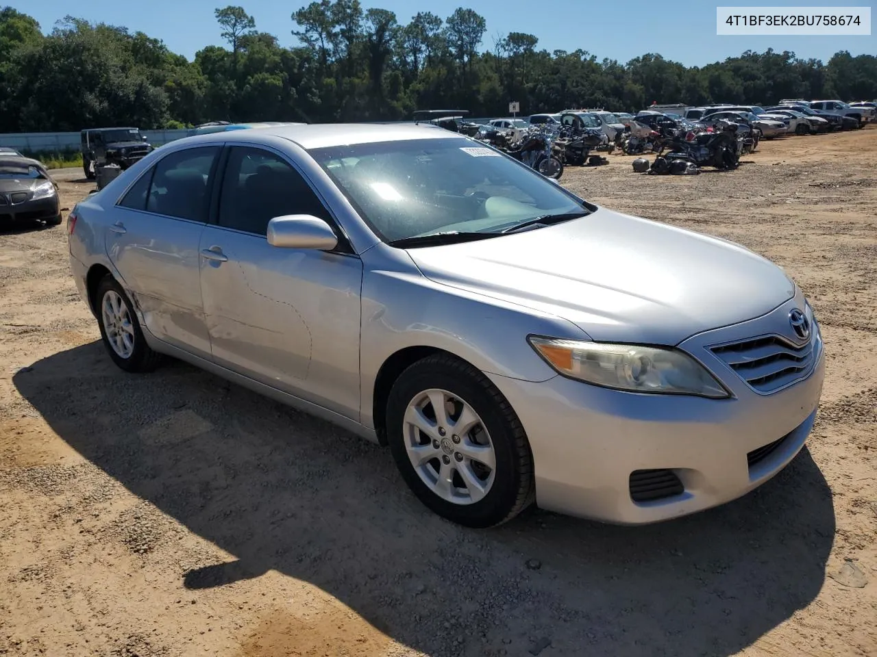 2011 Toyota Camry Base VIN: 4T1BF3EK2BU758674 Lot: 73207424