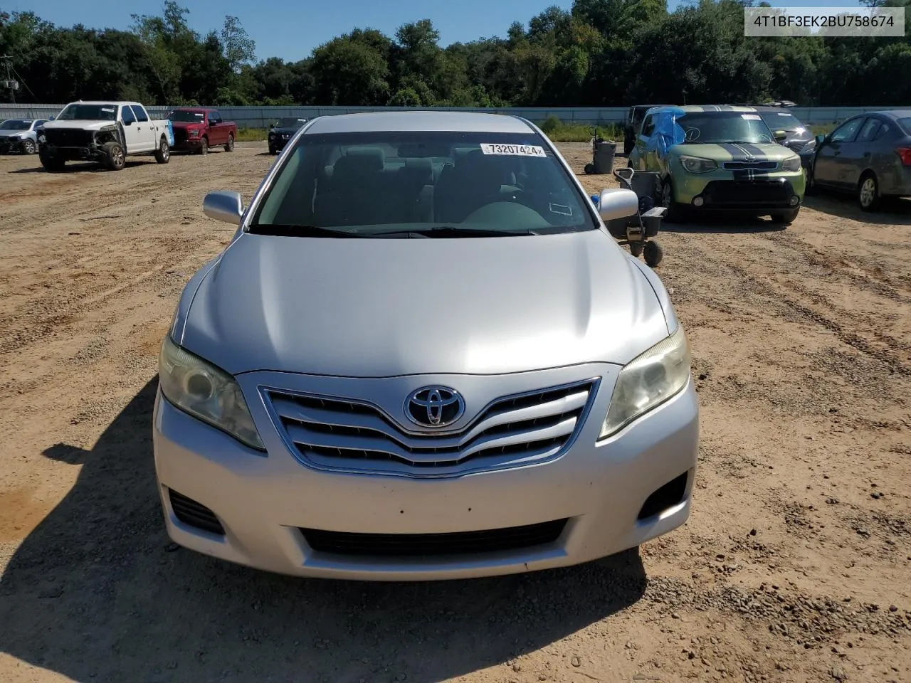 2011 Toyota Camry Base VIN: 4T1BF3EK2BU758674 Lot: 73207424