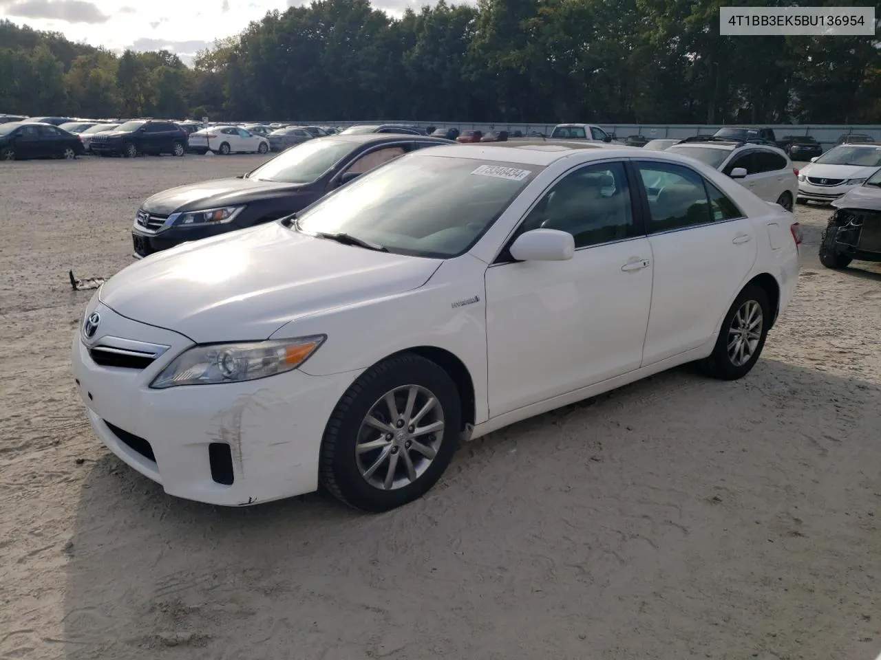 2011 Toyota Camry Hybrid VIN: 4T1BB3EK5BU136954 Lot: 73348434