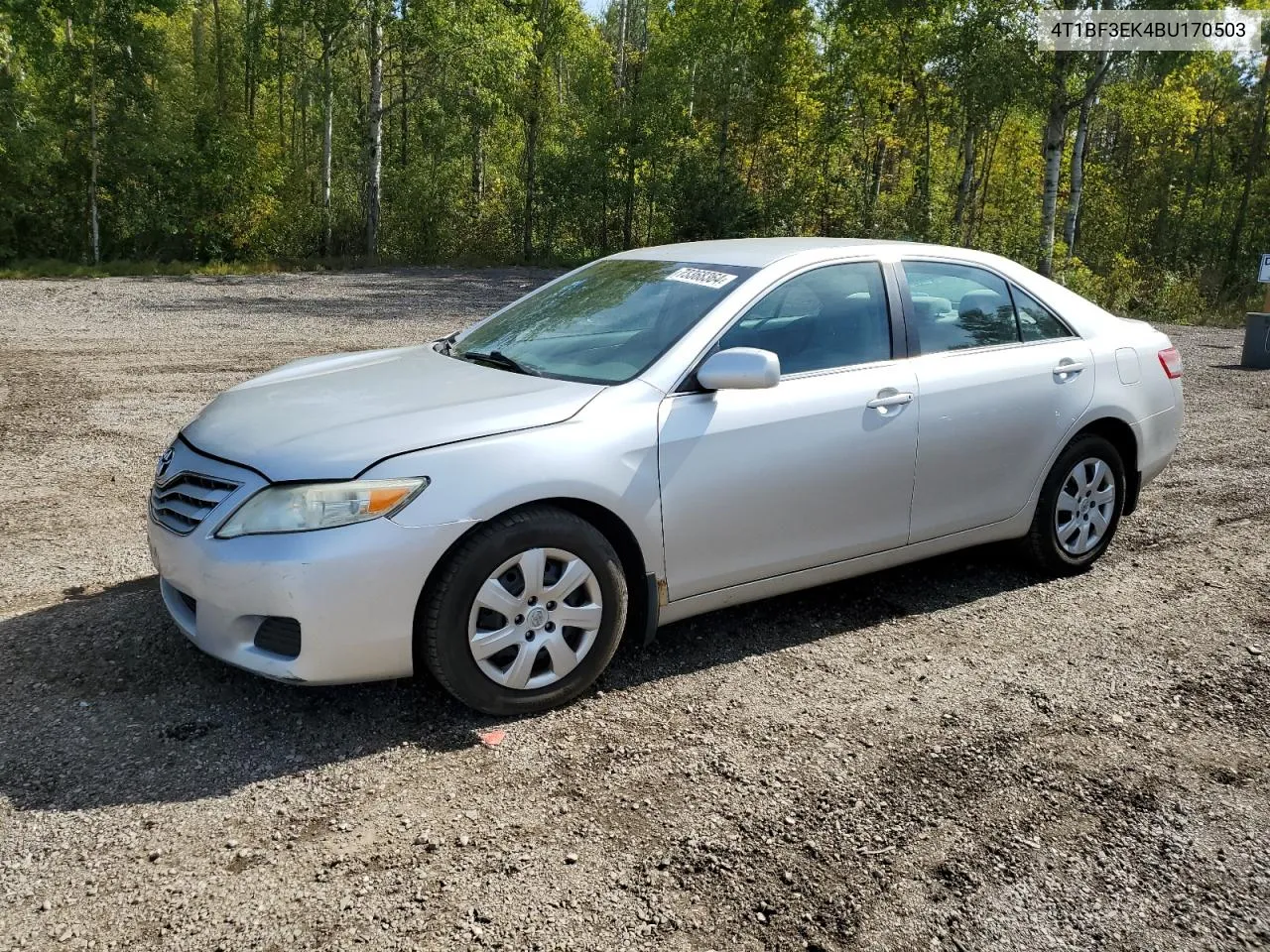 2011 Toyota Camry Base VIN: 4T1BF3EK4BU170503 Lot: 73368364