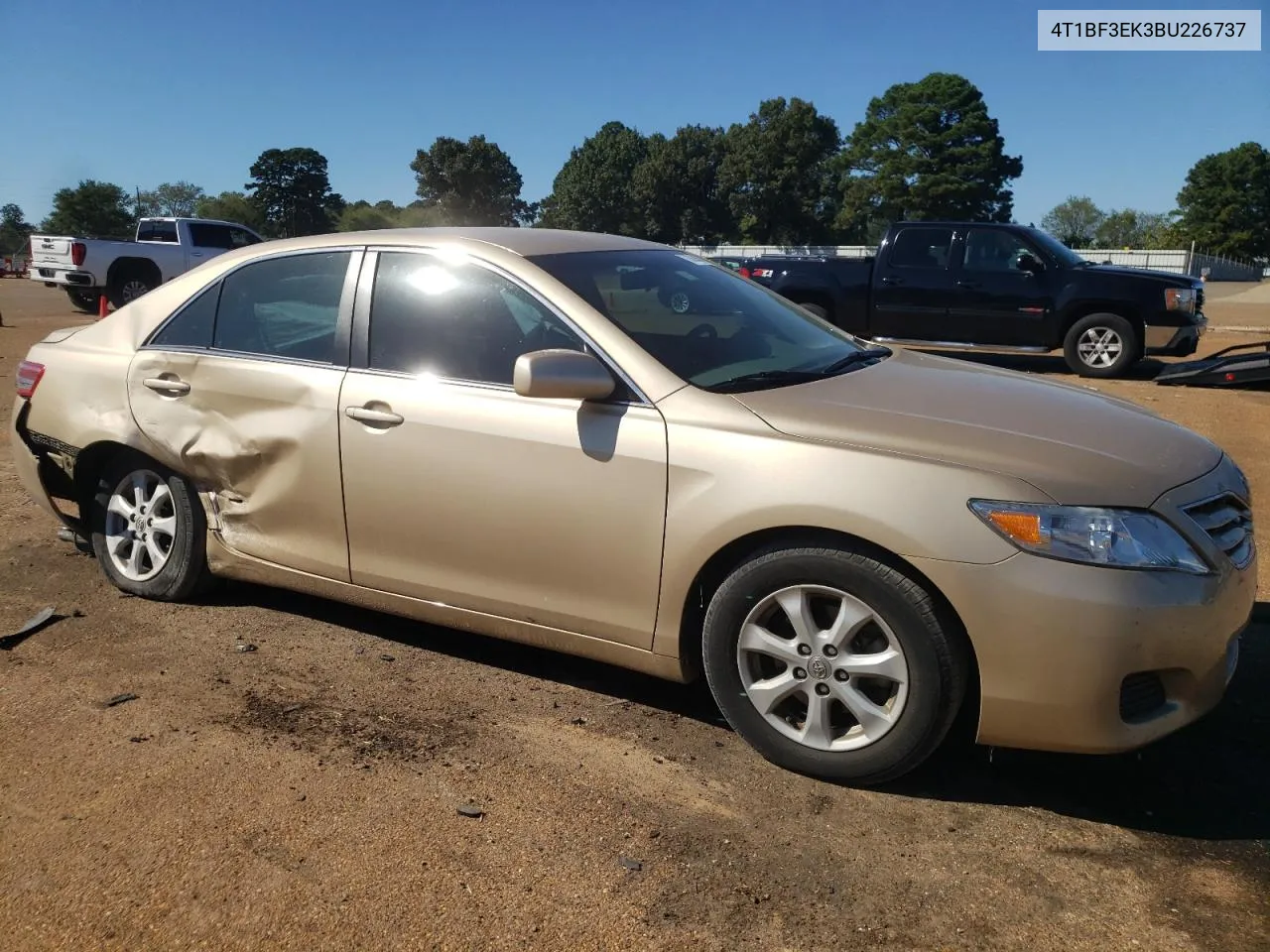 2011 Toyota Camry Base VIN: 4T1BF3EK3BU226737 Lot: 73611474