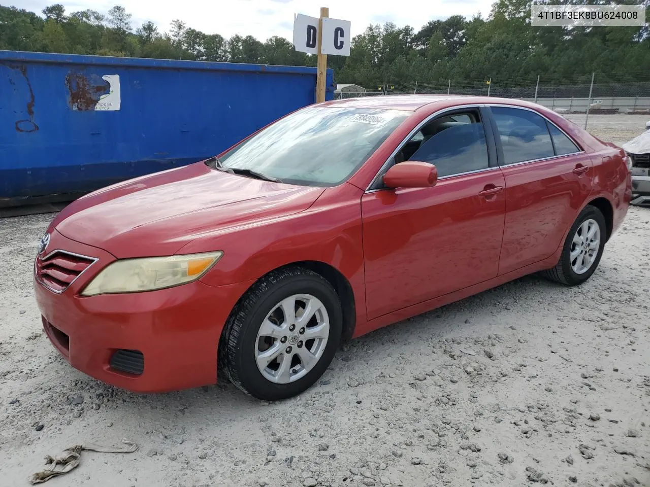 2011 Toyota Camry Base VIN: 4T1BF3EK8BU624008 Lot: 73849964