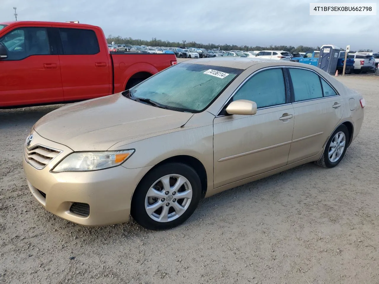 2011 Toyota Camry Base VIN: 4T1BF3EK0BU662798 Lot: 74136114