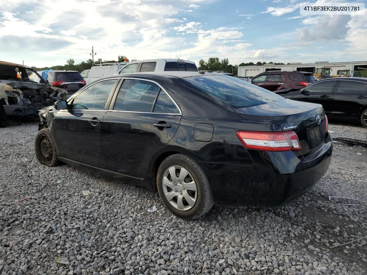 2011 Toyota Camry Base VIN: 4T1BF3EK2BU201781 Lot: 74152894