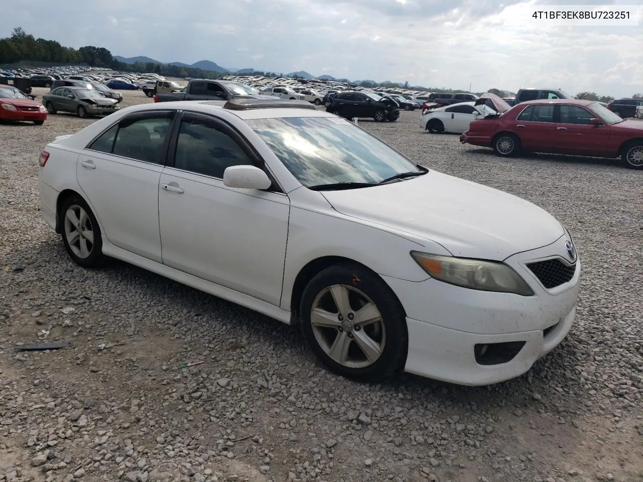 2011 Toyota Camry Base VIN: 4T1BF3EK8BU723251 Lot: 74538374