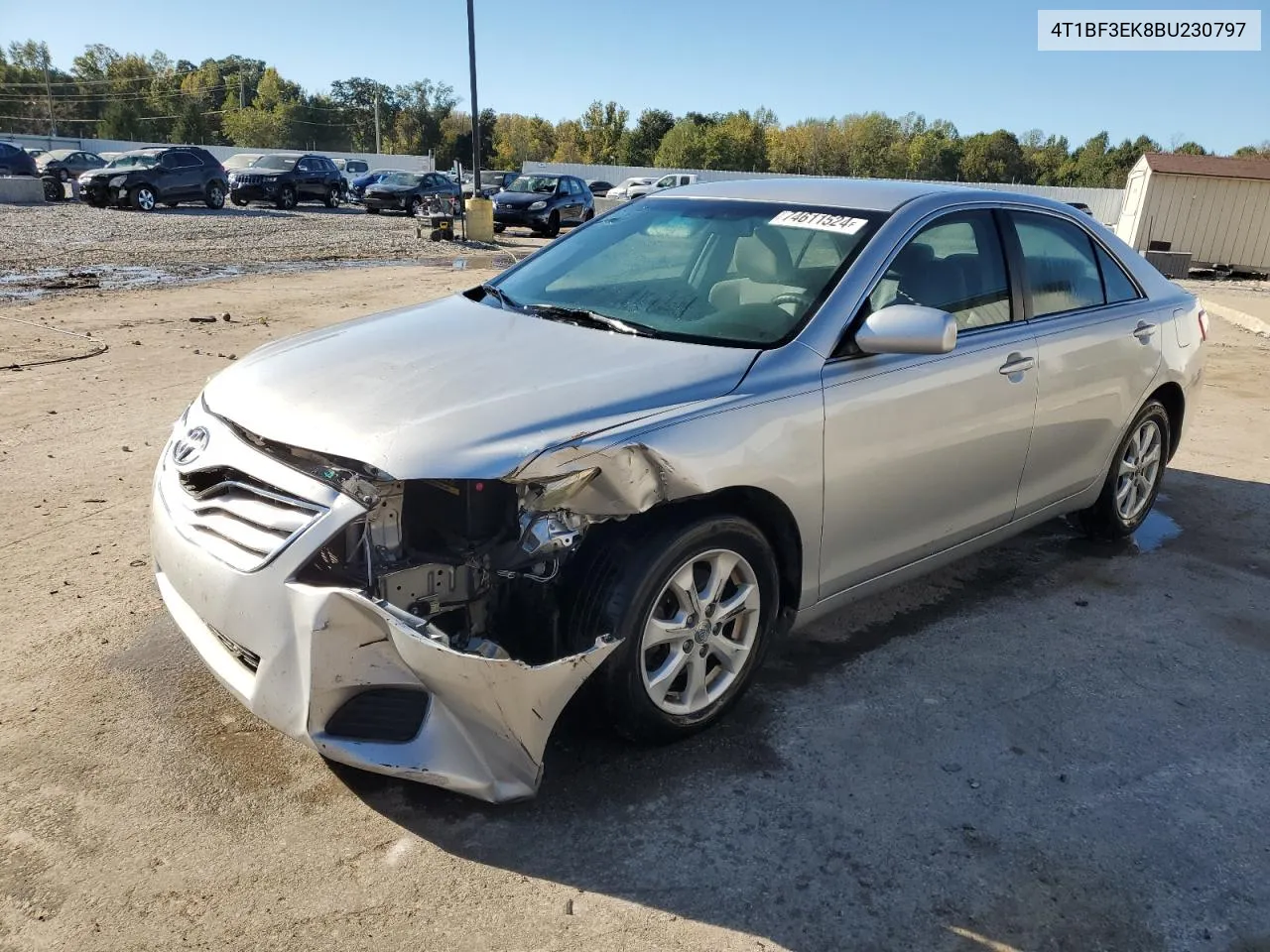 2011 Toyota Camry Base VIN: 4T1BF3EK8BU230797 Lot: 74611524