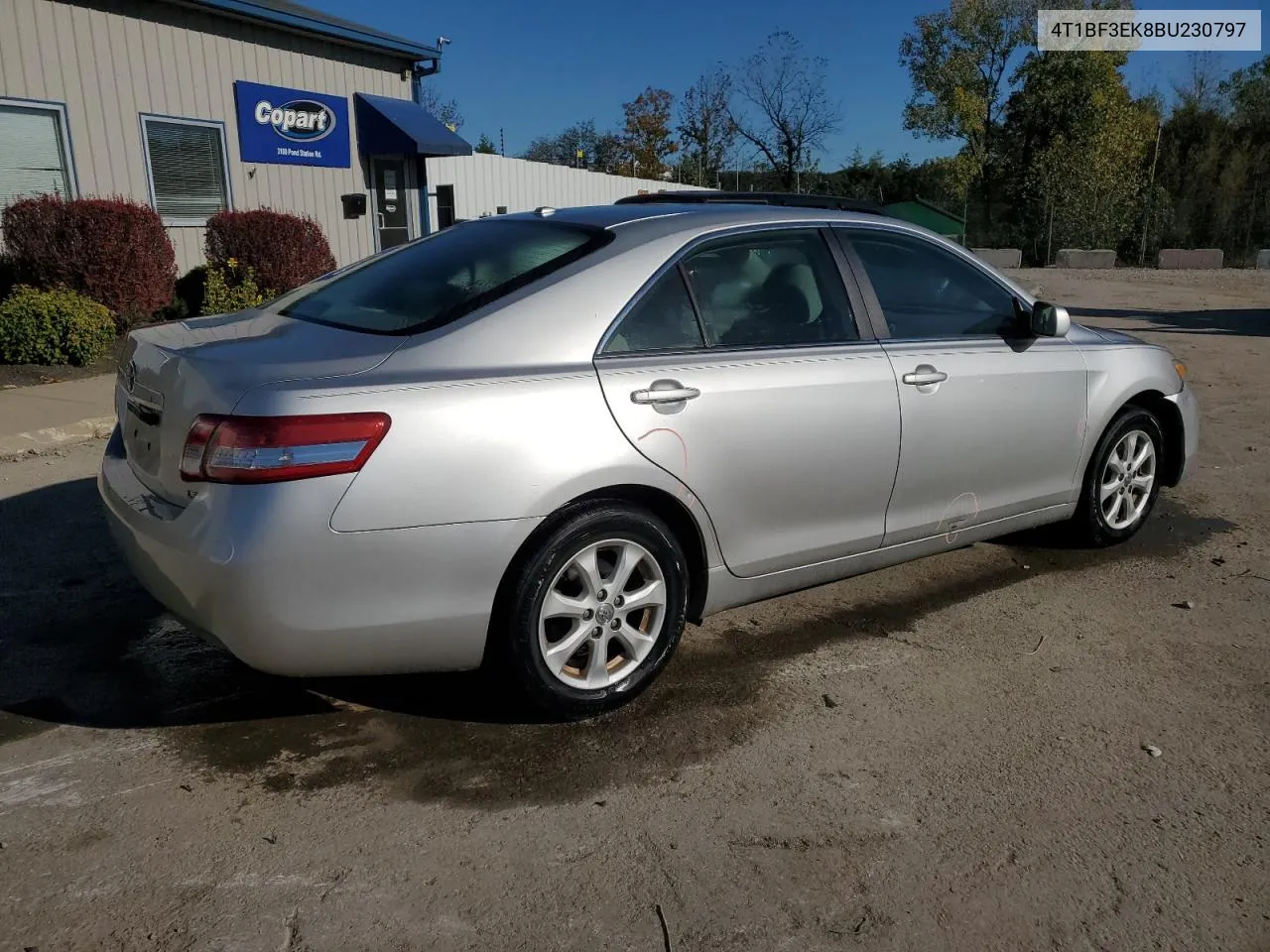 2011 Toyota Camry Base VIN: 4T1BF3EK8BU230797 Lot: 74611524