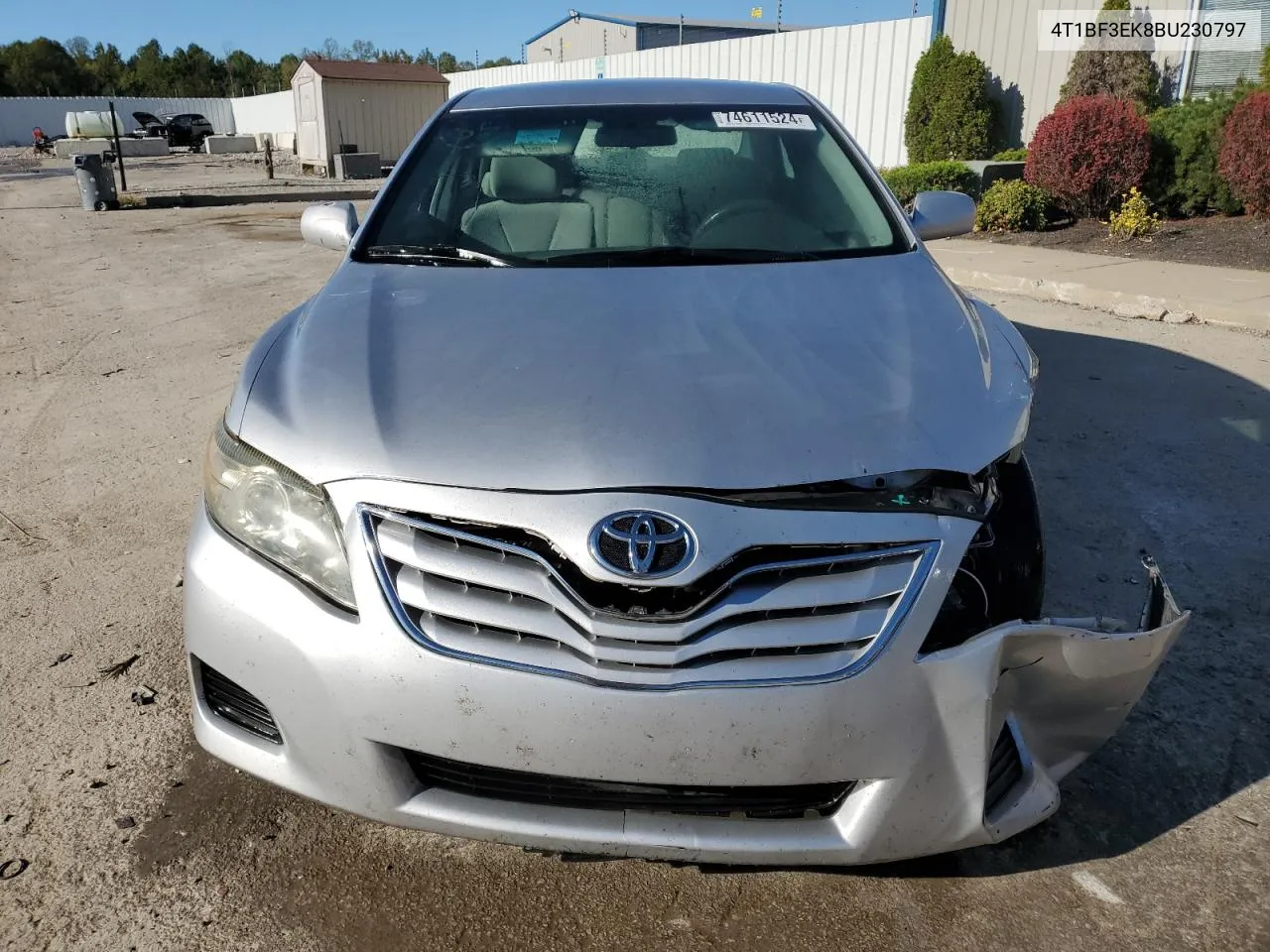 2011 Toyota Camry Base VIN: 4T1BF3EK8BU230797 Lot: 74611524