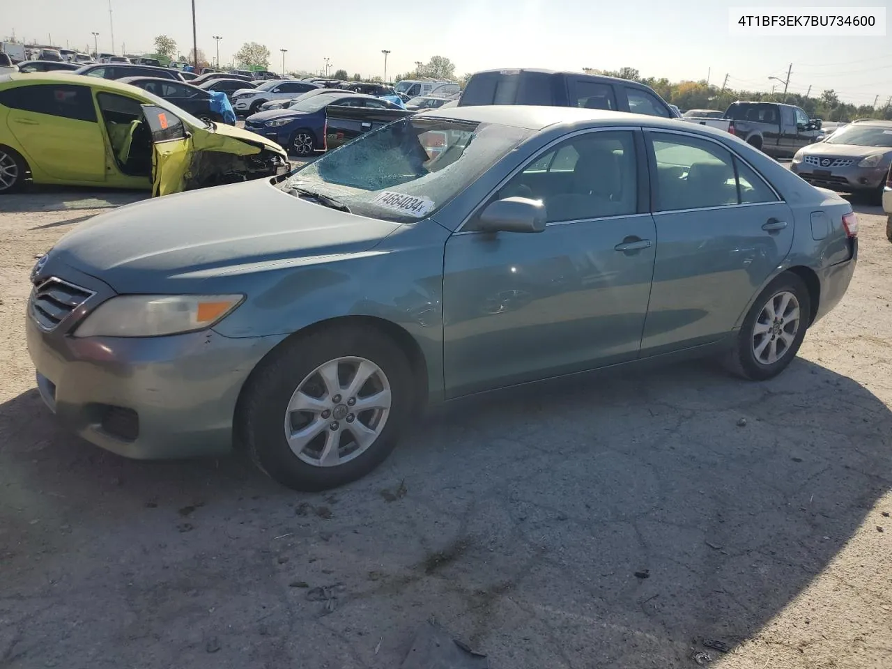 2011 Toyota Camry Base VIN: 4T1BF3EK7BU734600 Lot: 74664034