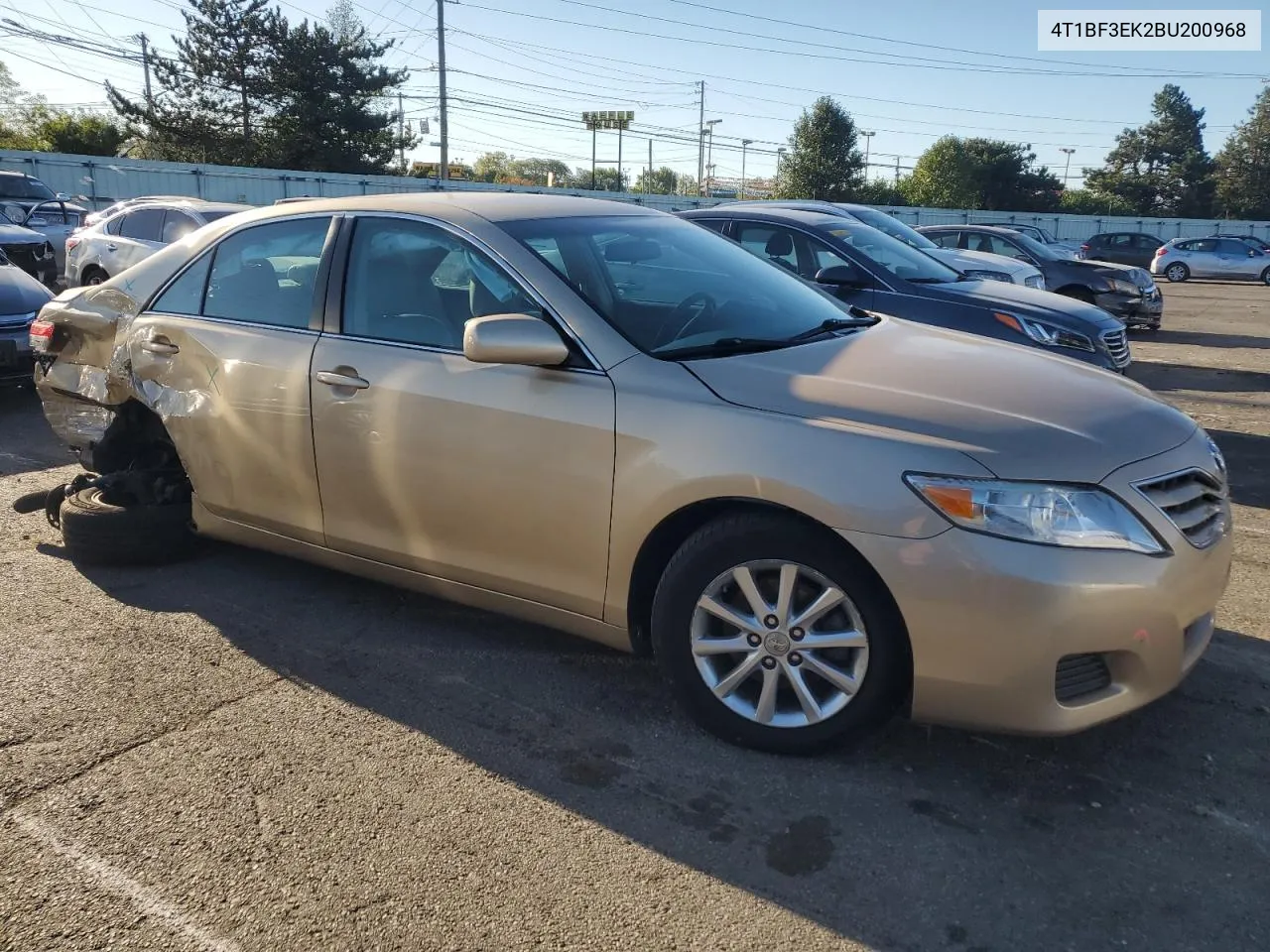 2011 Toyota Camry Base VIN: 4T1BF3EK2BU200968 Lot: 74682654