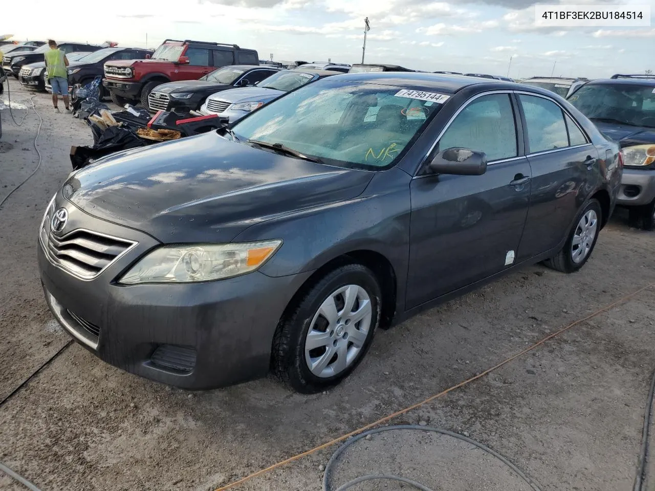 2011 Toyota Camry Base VIN: 4T1BF3EK2BU184514 Lot: 74795144