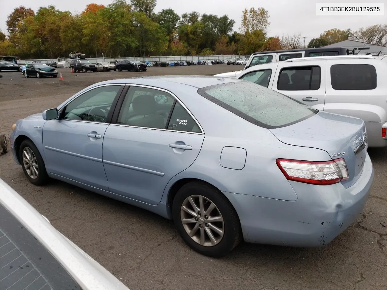 2011 Toyota Camry Hybrid VIN: 4T1BB3EK2BU129525 Lot: 75203674