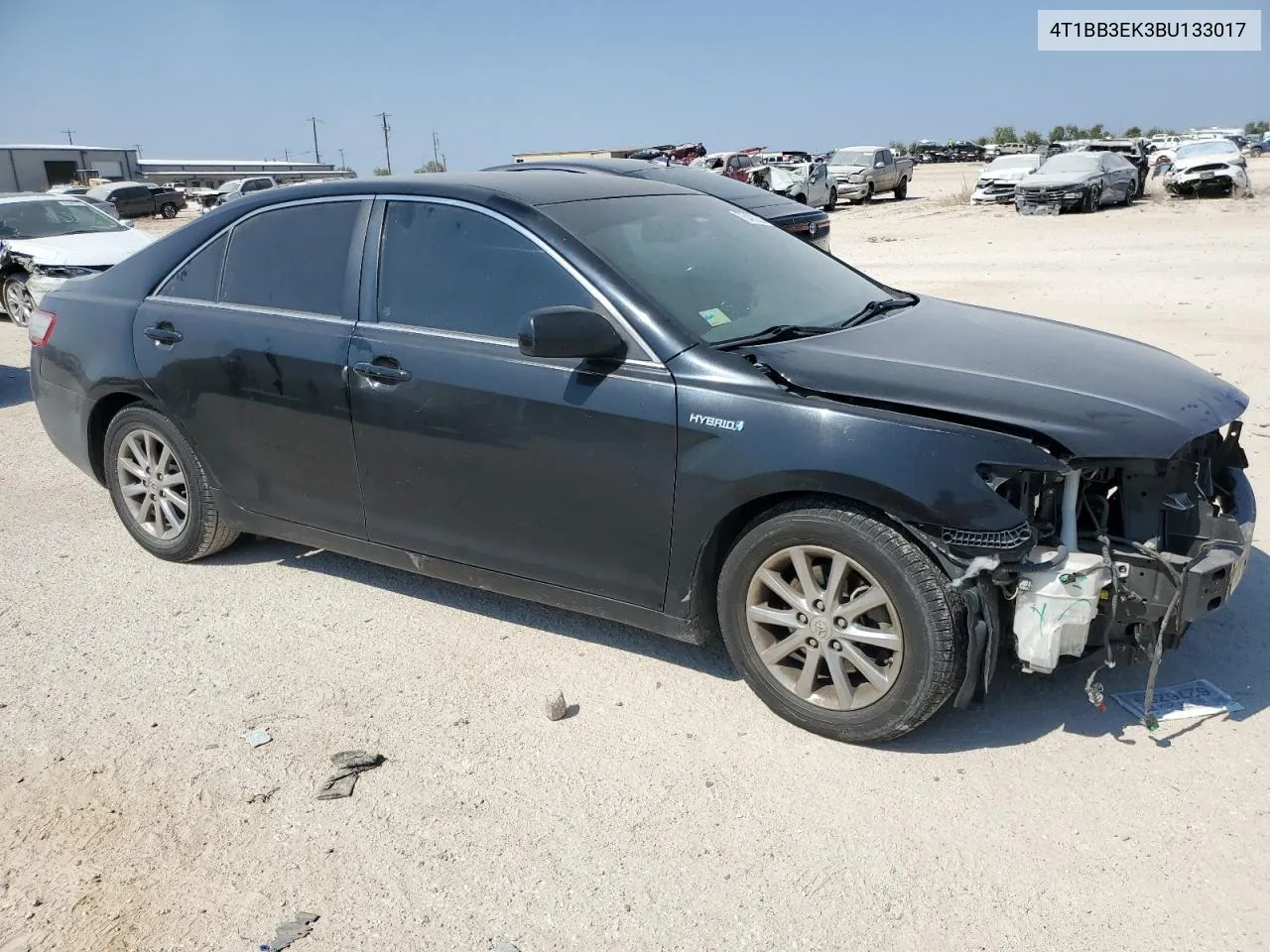 2011 Toyota Camry Hybrid VIN: 4T1BB3EK3BU133017 Lot: 75492224