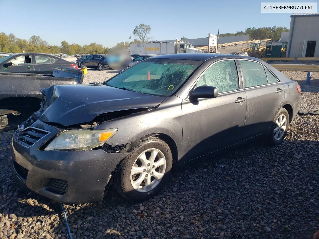 2011 Toyota Camry Base VIN: 4T1BF3EK9BU770661 Lot: 75551154