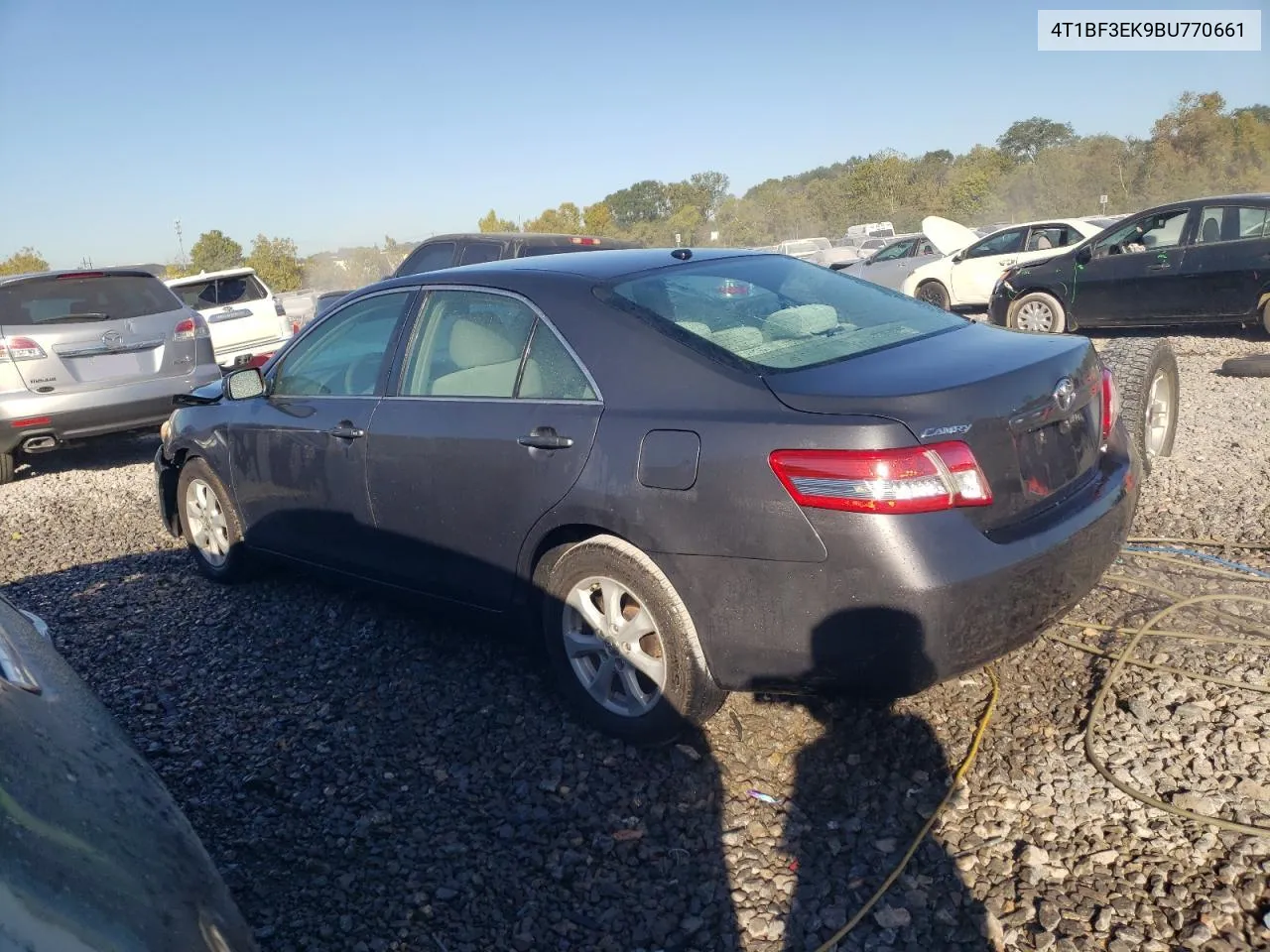 2011 Toyota Camry Base VIN: 4T1BF3EK9BU770661 Lot: 75551154