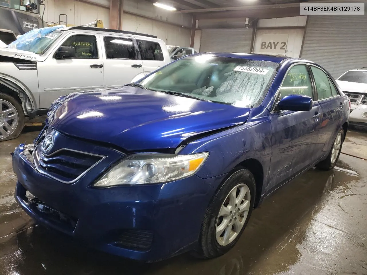 2011 Toyota Camry Base VIN: 4T4BF3EK4BR129178 Lot: 75552994